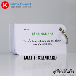COMBO Flashcard IELTS (1100 từ) có ép nhựa
