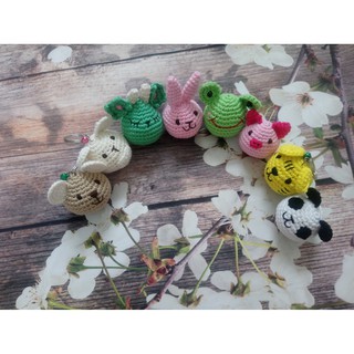 Móc khóa thú bông handmade