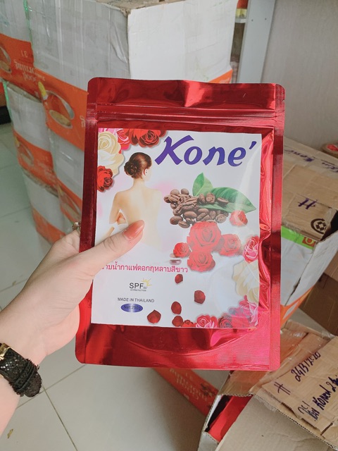 tắm dưỡng trắng kone’ hương hoa của thái lan