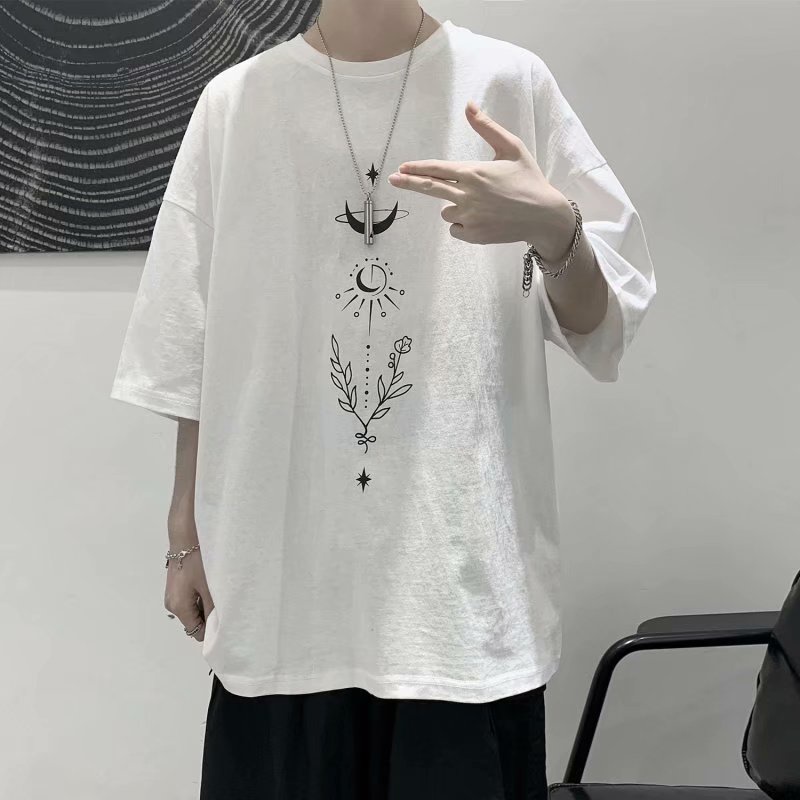 Áo Thun Tay Ngắn Dáng Rộng Phong Cách Harajuku Hàn Quốc Thời Trang Mùa Hè Cho Nam Và Nữ 2022 Size M-8XL