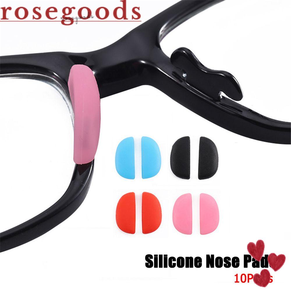 Set 10 Cặp Đệm Mũi Silicone Mềm Chống Trượt Dành Cho Mắt Kính