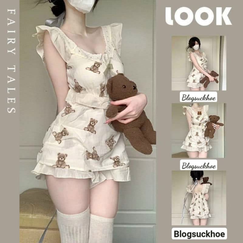 Bộ Đồ Gấu Thời Trang Nữ