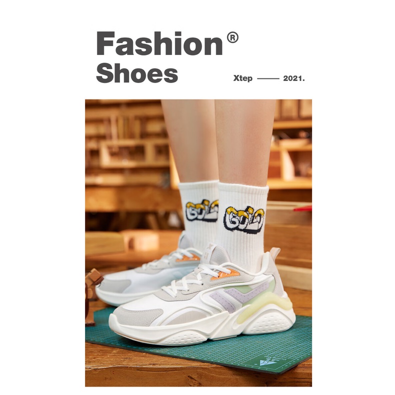 Giày thể thao XTEP thiết kế thoải mái hợp thời trang cho nữ