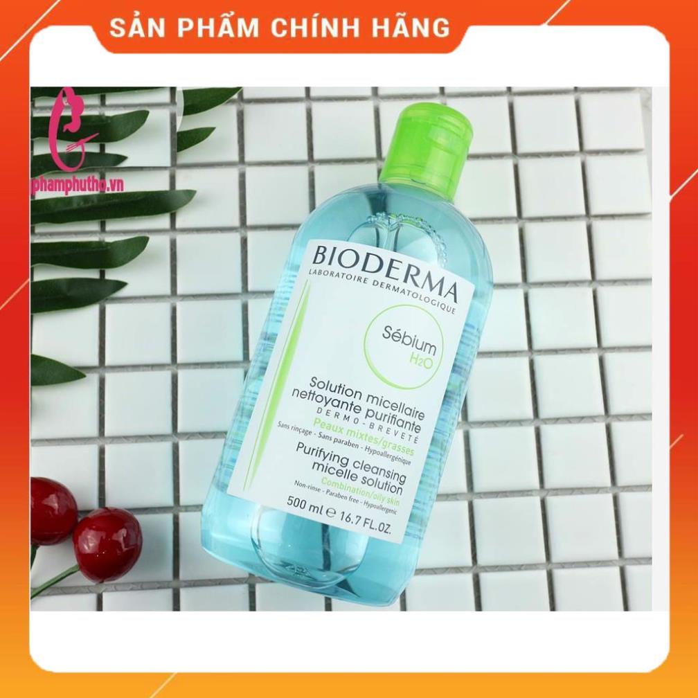 Nước Tẩy Trang BIODERMA Senbium Nắp Xanh Cho Da Hỗn Hợp Thiên Dầu, Da Dầu Và Da Mụn.