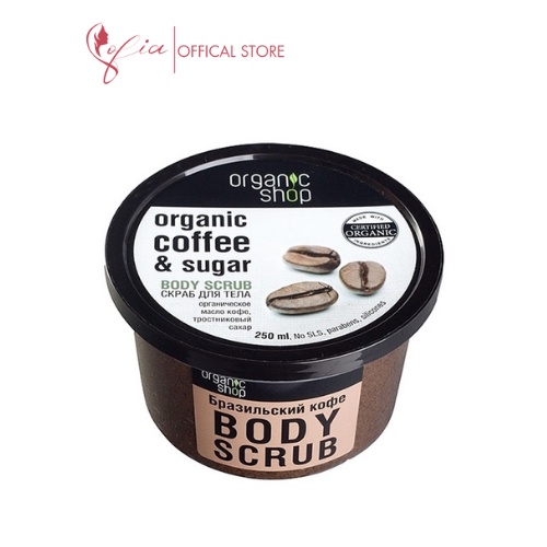 Tẩy Tế Bào Chết Toàn Thân Organic Shop Organic Coffee &amp; Sugar Body Scrub