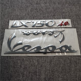 Bộ tem chữ nổi VESPA ZIN SẮC NÉT