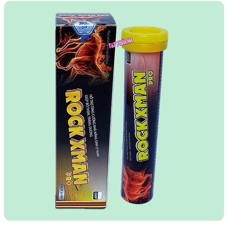 [Tuyp 20 Viên] Viên Sủi Rock Xman Pro Bổ Thận Tráng Dương, Tăng Cường Sinh Lý | BigBuy360 - bigbuy360.vn