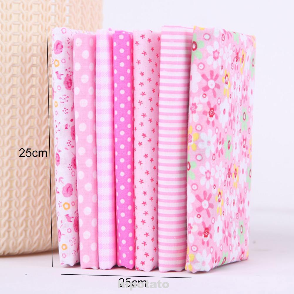 Tấm Vải Cotton Vuông 25x25cm Dùng May Khăn Trải Bàn