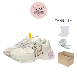 Giày thể thao m l b n y trắng đế độn cao