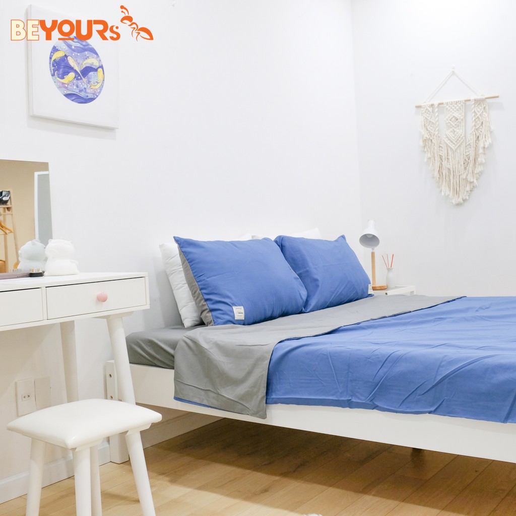 Giường Ngủ Pallet Gỗ Thông Minh BEYOURs Acep Bed Nội Thất Kiểu Hàn Lắp Ráp Phòng Ngủ