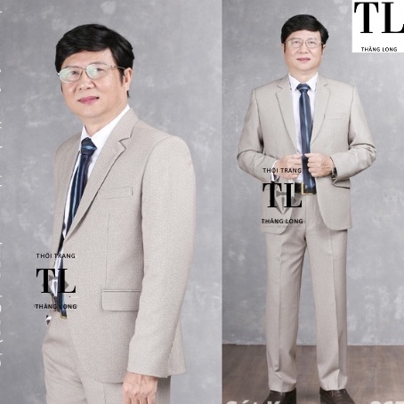 Vest nam trung niên chất liệu tuýt si nhập khẩu Italy vest Hồng Ngọc