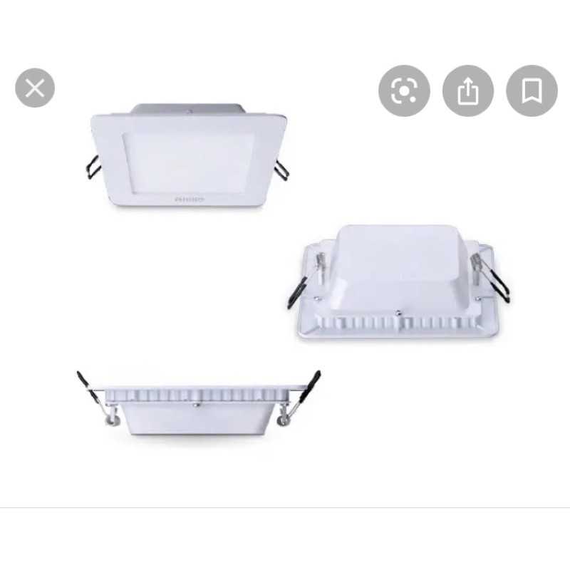 Đèn Led âm Trần vuông 9w DN027B CAM KẾT CHÍNH HÃNG CÓ BẢO HÀNH