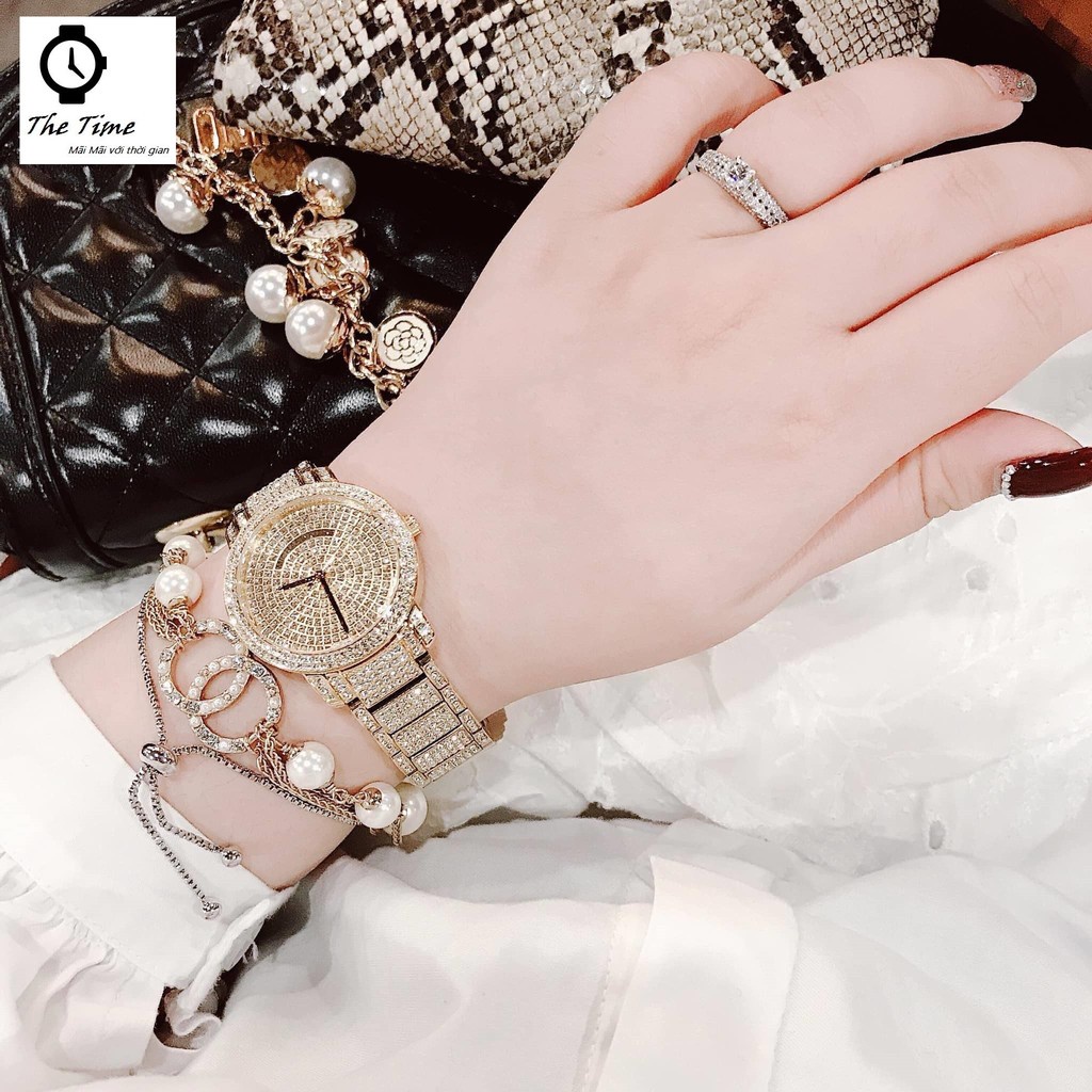 Đồng hồ nữ Michael Kors Glitz Watch, MK6547- case 33mm . 10atm