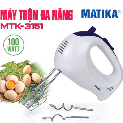 [Mã ELHA22 giảm 5% đơn 300K] Máy đánh trứng đa năng Matika MTK-3151