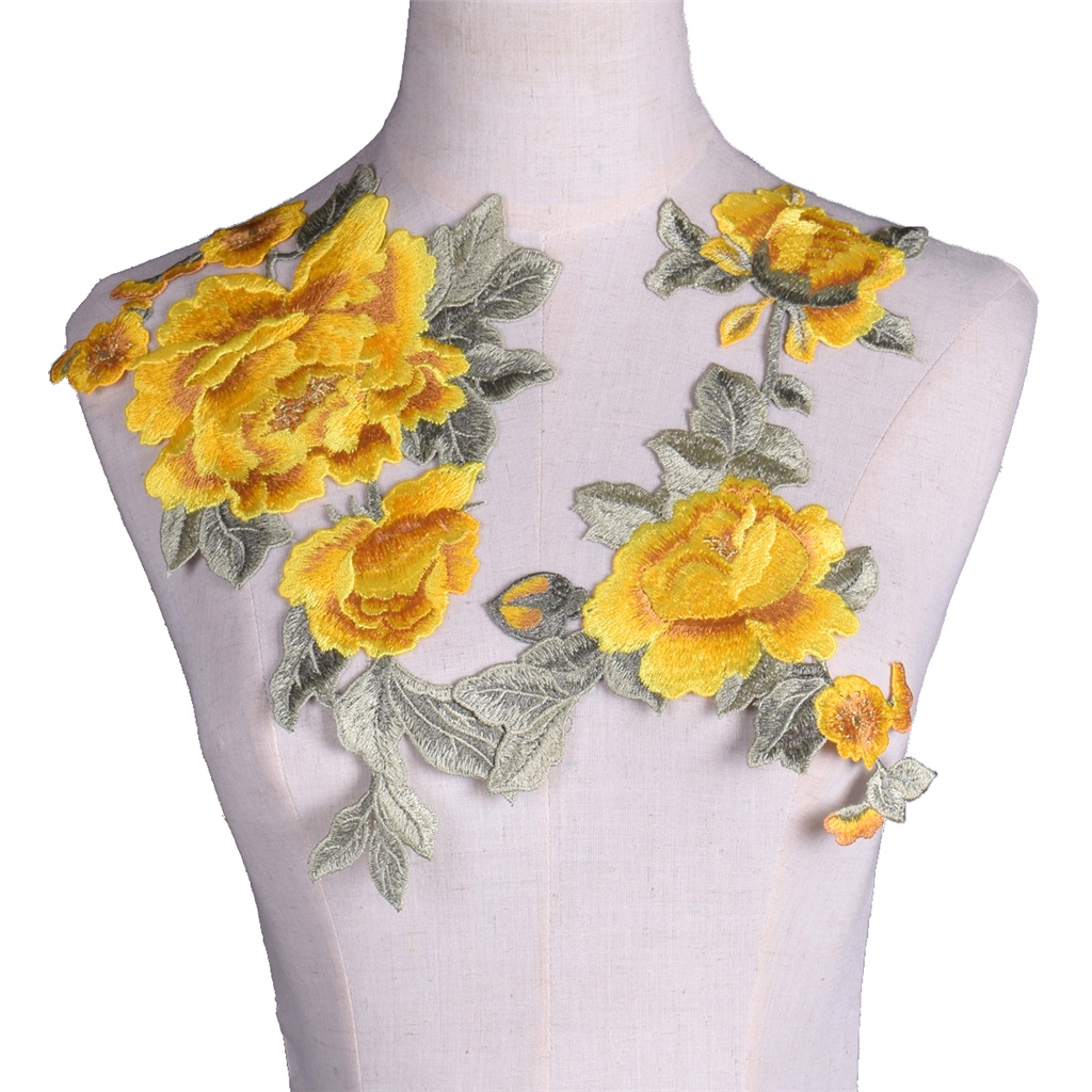 2 Miếng Vá, May Quần Áo Hình Hoa Hồng