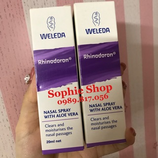 Xịt mũi xử lí mũi xanh Rhinodoron Nasal Spray