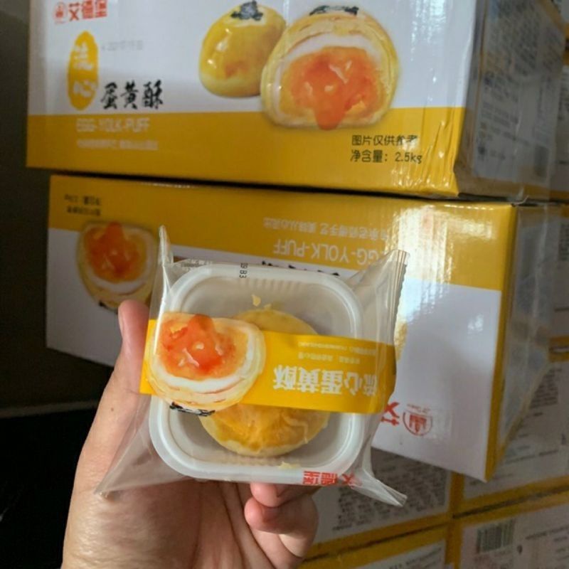 Bánh trứng chảy Egg Yolk Puff 1 thùng 2.5kg