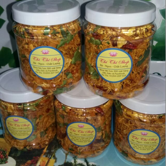 ( MIỄN SHIP Ở HCM) 1 Hủ 250g Khô gà sấy lá chanh siêu ngon, siêu rẻ..