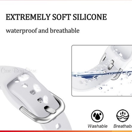 Dây đồng hồ cao su cho Active size 20 và 22 có chốt thông minh