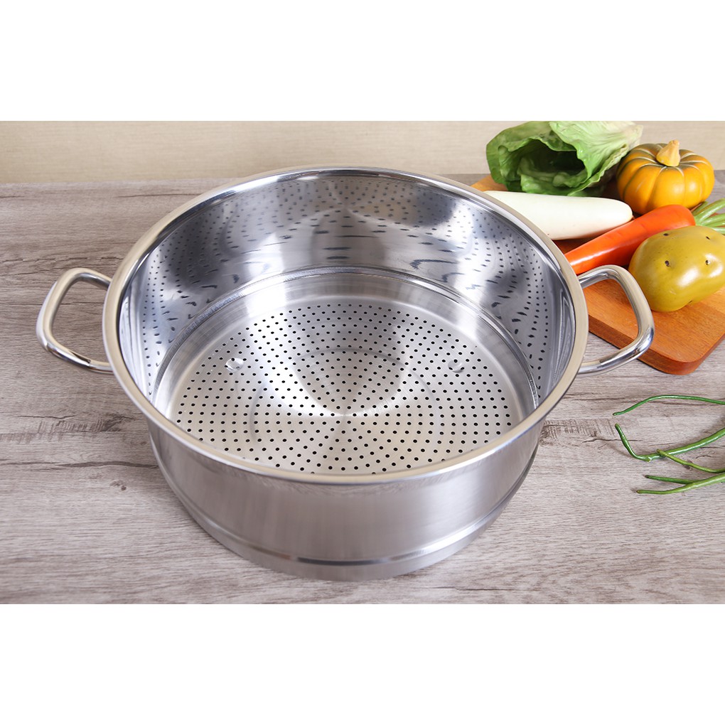 Xửng hấp inox 430 FiveStar Standard 2 quai không nắp ( 24cm / 26cm / 28cm / 30cm / 32cm )