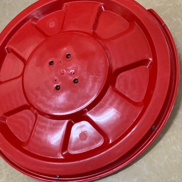 Gương Cầu Lồi Nhựa Có Mí 60mm Gương Nhựa Xóa Điểm Mù Có Mái Che