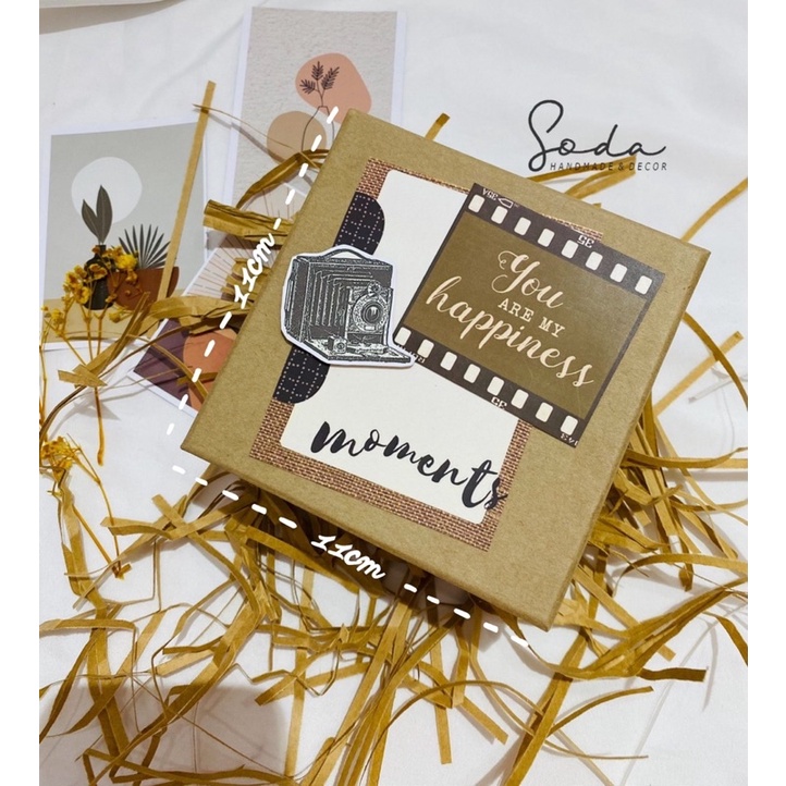 Hộp quà Love Box/ Hộp kéo ảnh Vintage
