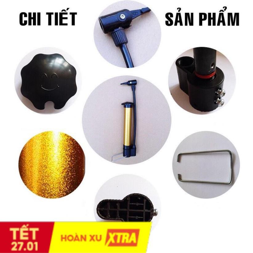 Ống bơm mini cầm tay đa năng bơm bóng đá bóng rổ bóng chuyền...xe đạp, phao, nhỏ gọn dễ mang (TẶNG 1 kim)