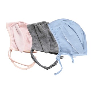Nón tai thỏ dài cotton có cột dây (Cho bé từ 6-24 tháng)