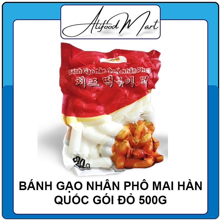 Bánh gạo nhân phô mai hàn quốc gói màu đỏ Mir