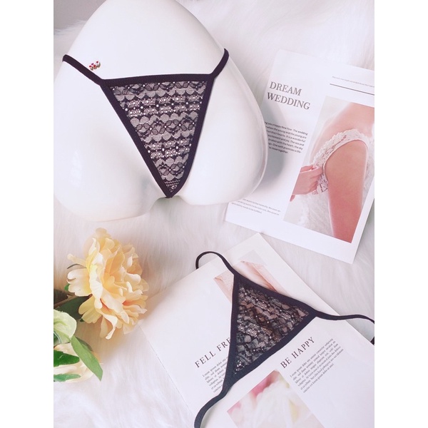 CK032 - quần Chip lọt khe -chip sexy-quần T-chip ren-KellyWang