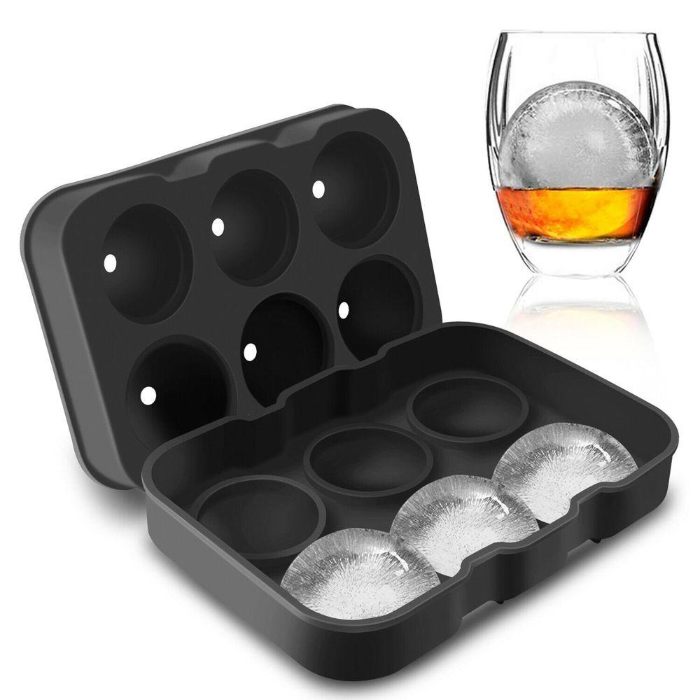 Khuôn Silicone Làm Đá Viên 4 / 6 Ngăn Tiện Dụng