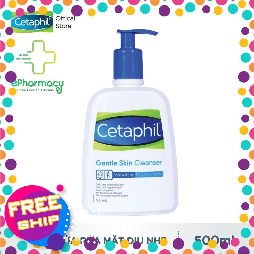 Sữa rửa mặt Cetaphil 125ml - Cetaphil Gentle Skin Cleanser 125ml - 500ml