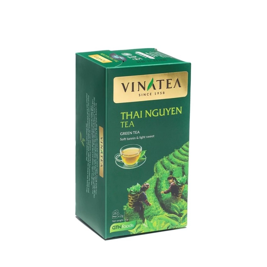 Trà Vinatea - Trà Thái Nguyên Túi Lọc 50 g