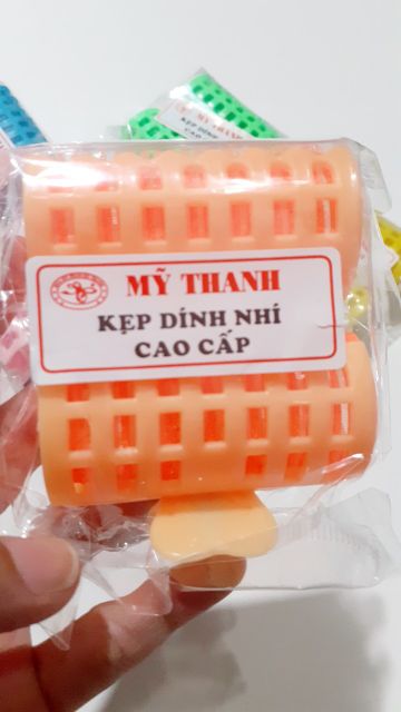 Một cặp kẹp dính nhí cao cấp (màu nâu/màu hồng/màu)