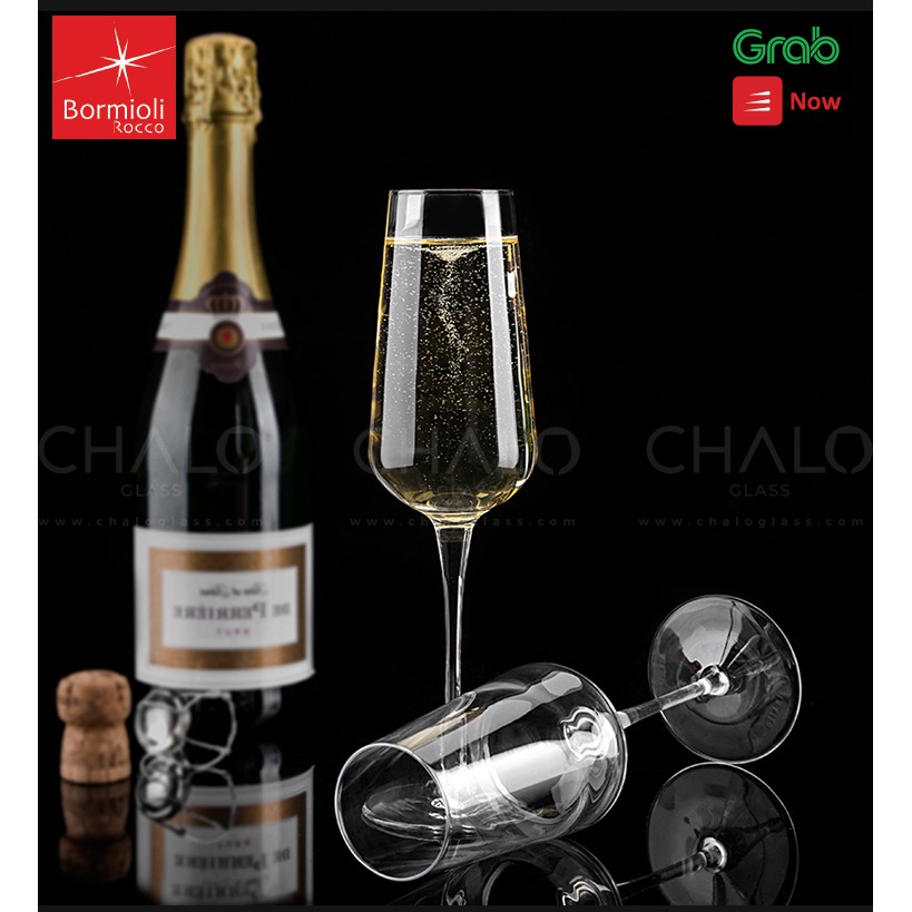 [Made in Italy] Ly rượu sâm panh Bormioli Rocco inAlto Flute Champagne - 280ml - 365740