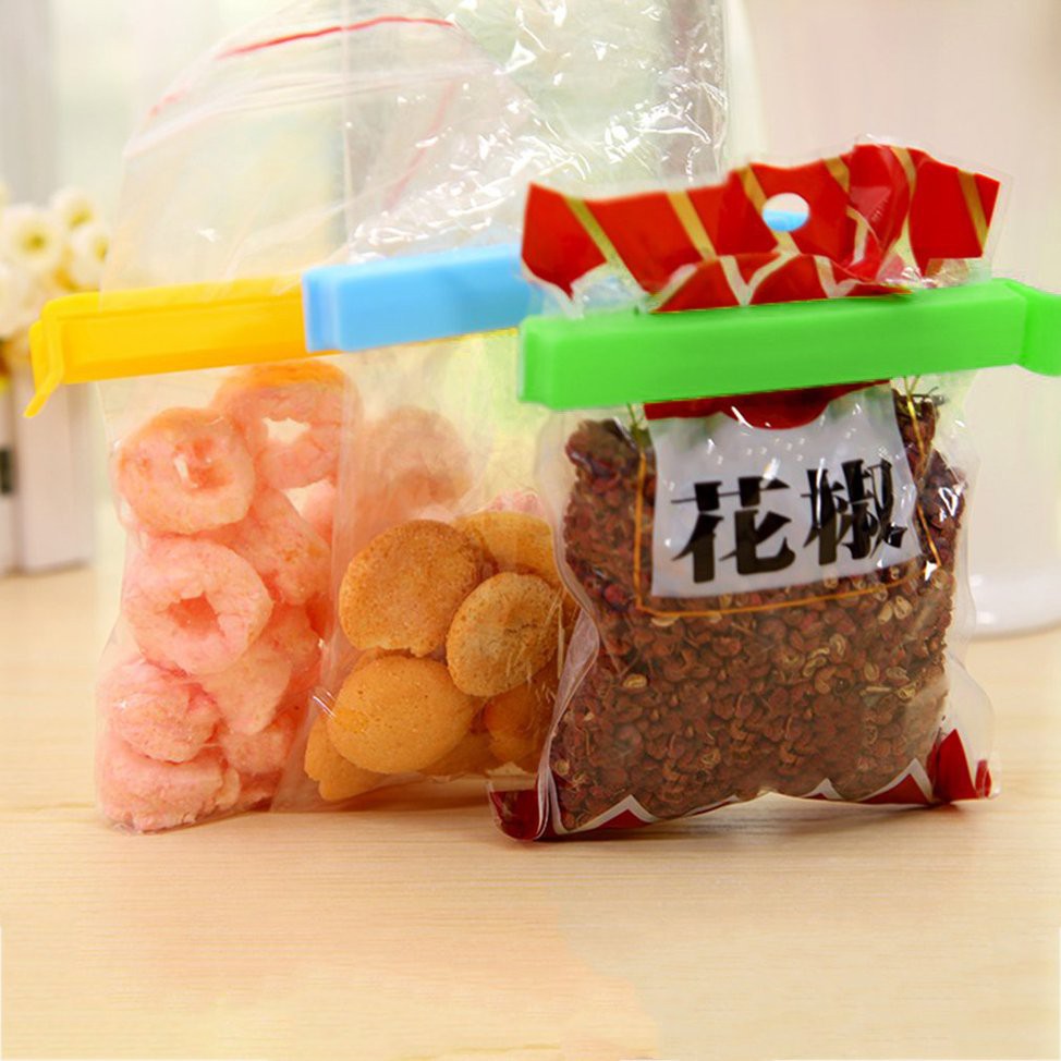 Set 5 Kẹp Niêm Phong Miệng Túi Thực Phẩm Tiện Lợi
