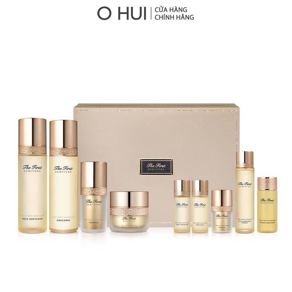 Bộ dưỡng tái sinh da 9 món toàn diện OHUI The First Geniture Special Set - OHUI Official Online Store