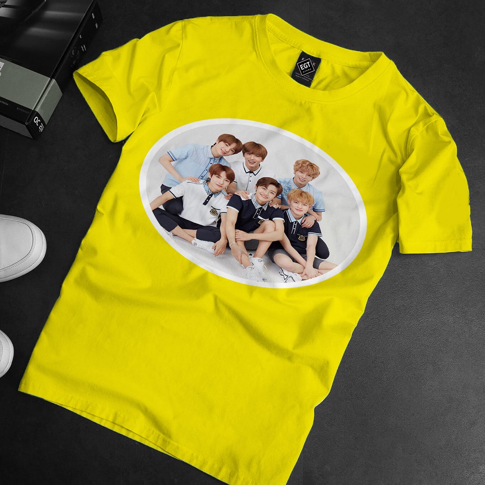 Áo thun Cotton Unisex - Fan NCT Hàn Quốc - K-Pop - Chibi - NCT những chàng trai thanh xuân