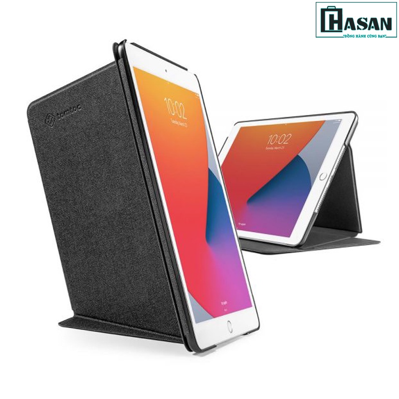 Bao da iPad 10.2 inch chính hãng TOMTOC (USA) từ tính đa góc VERTICAL-B02-006
