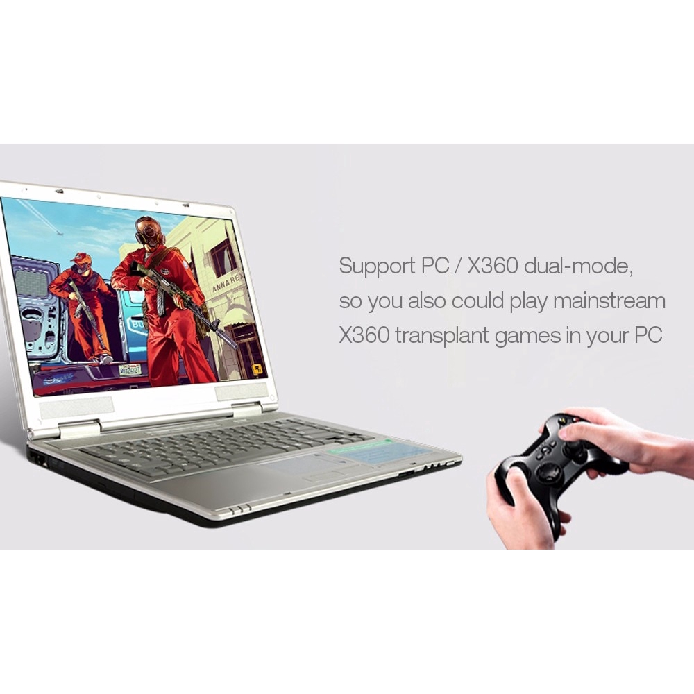 Tay cầm chơi game PXN-9613 kết nối bluetooth chất lượng cao cho PC/máy tính bảng/Android/TV Box