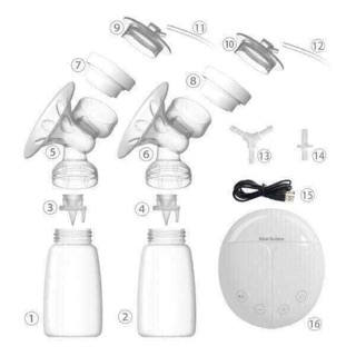 Máy vắt sữa điện đôi real bubee