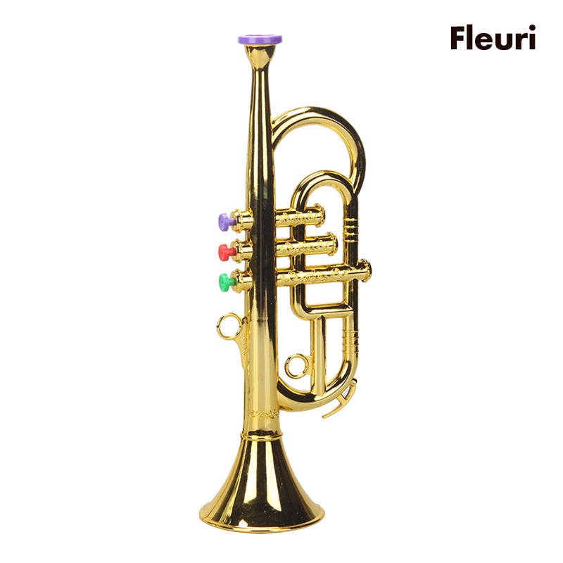 Kèn Trumpet Mini Bằng Nhựa ABS Ánh Kim Nhiều Màu Cho Bé