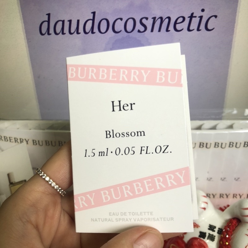 [ vial ] Nước hoa Burrberry Her EDP - Her London Dream - Her Blossom burberry EDT 1.5ml