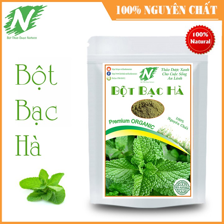 Bột Bạc Hà Nguyên Chất 100g