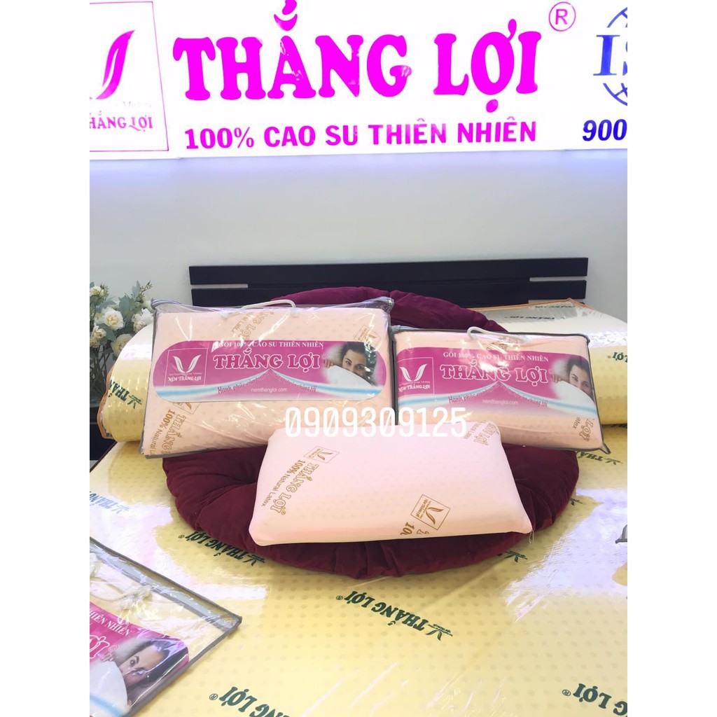 gối cao su thiên nhiên 100% Thắng lợi cho bé 35x50