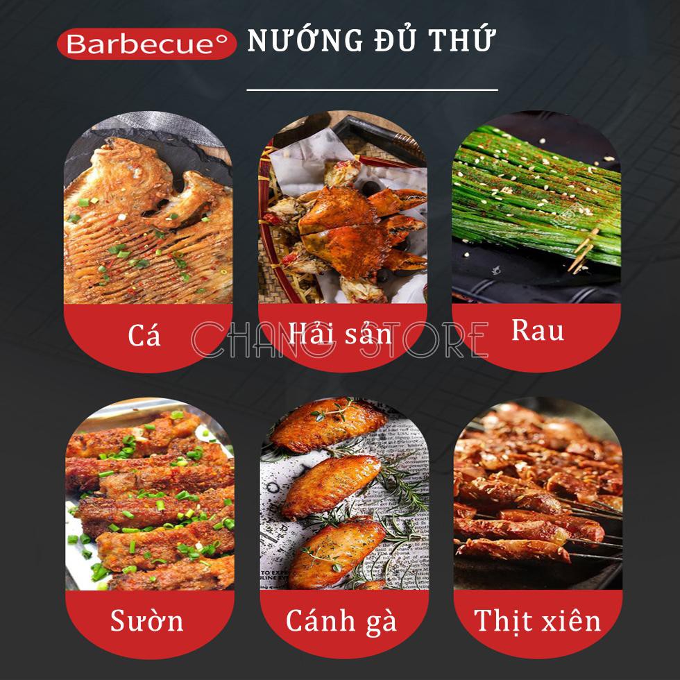 Bếp nướng điện không khói BBQ tiết kiệm điện, an toàn, tiện lợi cho mọi nhà