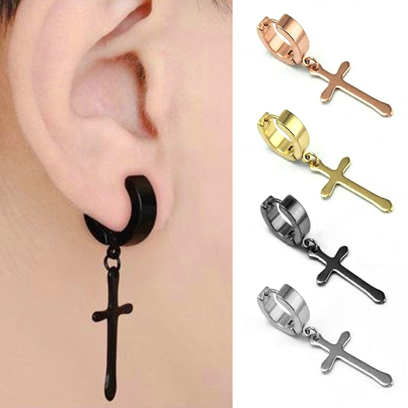 Bông Tai XWNYDER Hình Thánh Giá Thời Trang Cá Tính Dành Cho Nữ