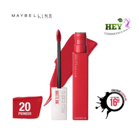 Son Kem Lì 16h Lâu Trôi Maybelline New York Super Stay Matte Ink Lipstick 5ml