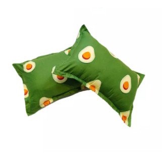 Vỏ Gối Nằm Poly Cotton Thanh Lý Gấp Có chọn mẫu,HỌA TIẾT BƠ XANH