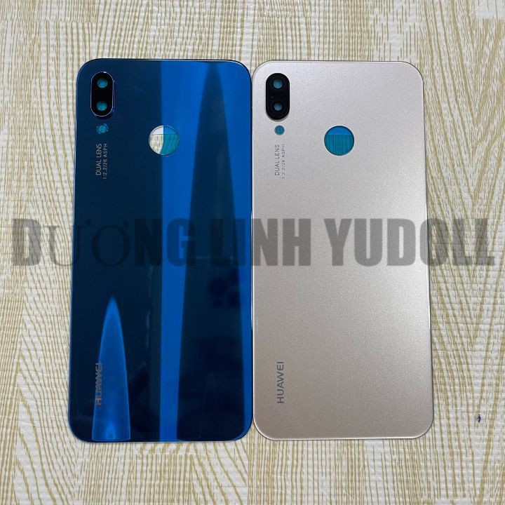 Nắp lưng Huawei Nova 3e liền kính camera